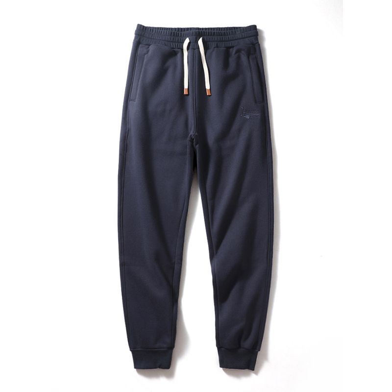 Sports Pants Men's Fall and Winter New Arrival Velvet Pants Thickened American Heavy Weight Embroider Sweatpants Export Men's Casual Pants