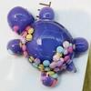 Shiny Cartoon Turtle Toy Cute Turtle Small Ornament Statue Candy Color Turtle Dolls  Couple Gifts