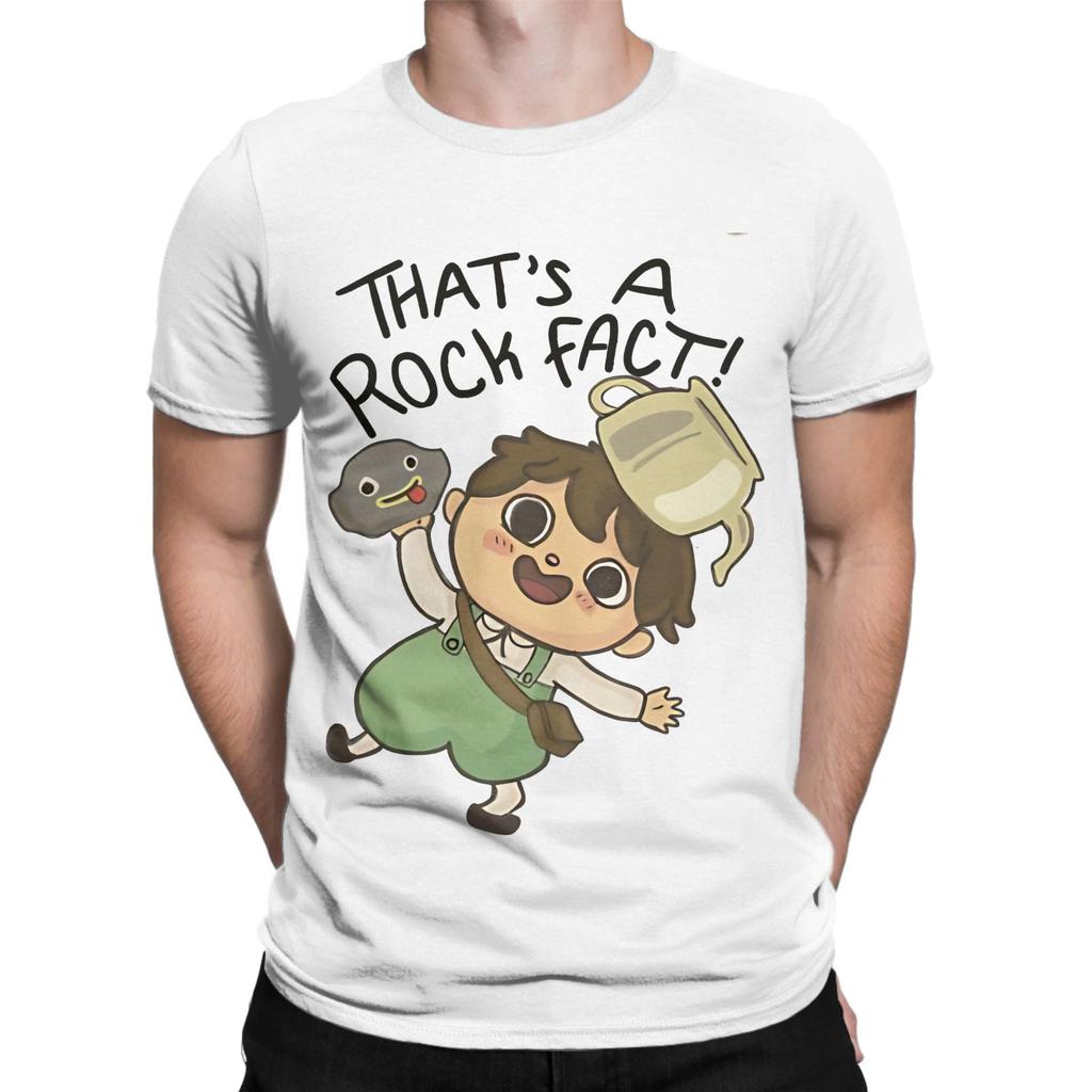 Greg Rock Fact oOver the Garden Wall Graphic 100 Cotton TShirt oOver the Garden Wall Tops Tees For Unisex