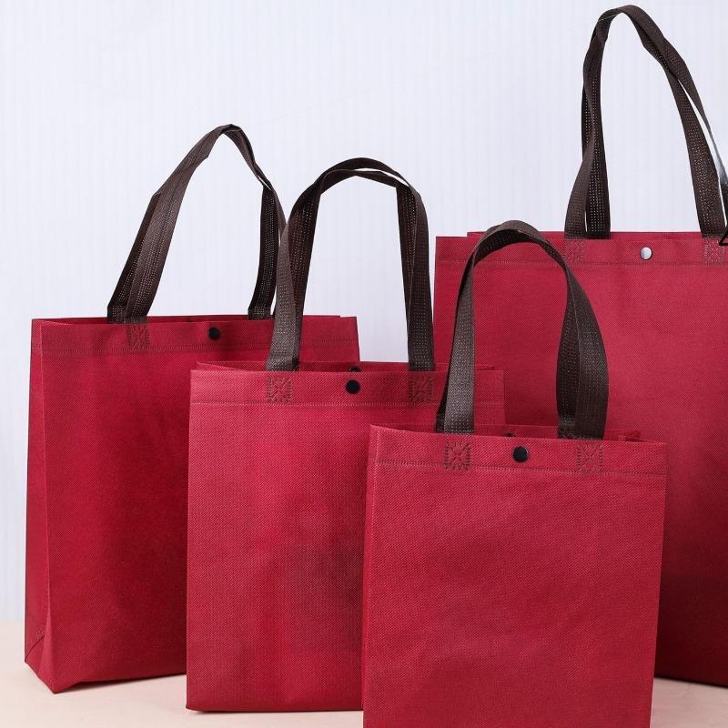 Vertical Version Non-woven Shopping Sack Reusable Portable Bag Large Capacity Tote Pockets Used for Shoe Boxes Clothes Books Gift Packag Storage Pouch