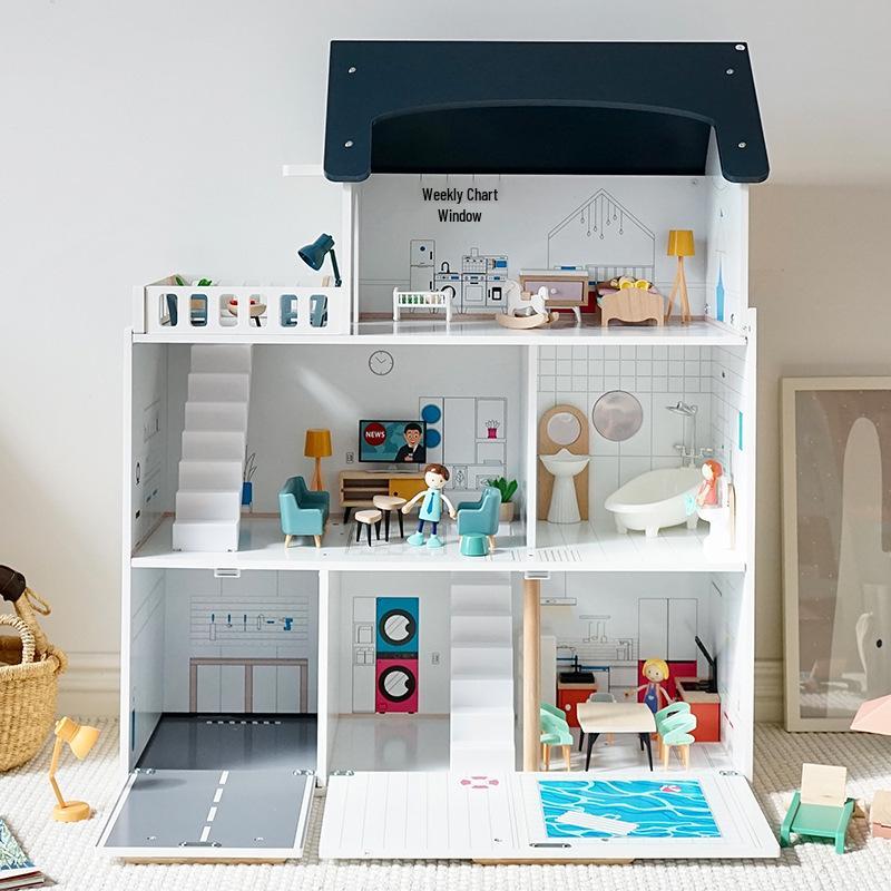 

Набор «Комната принцессы в кукольном домике своими руками» - Большая вилла-симулятор для детей