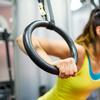 Gymnastic Gym Rings Adjustable Fitness Muscle Strength Training Straps Hoop