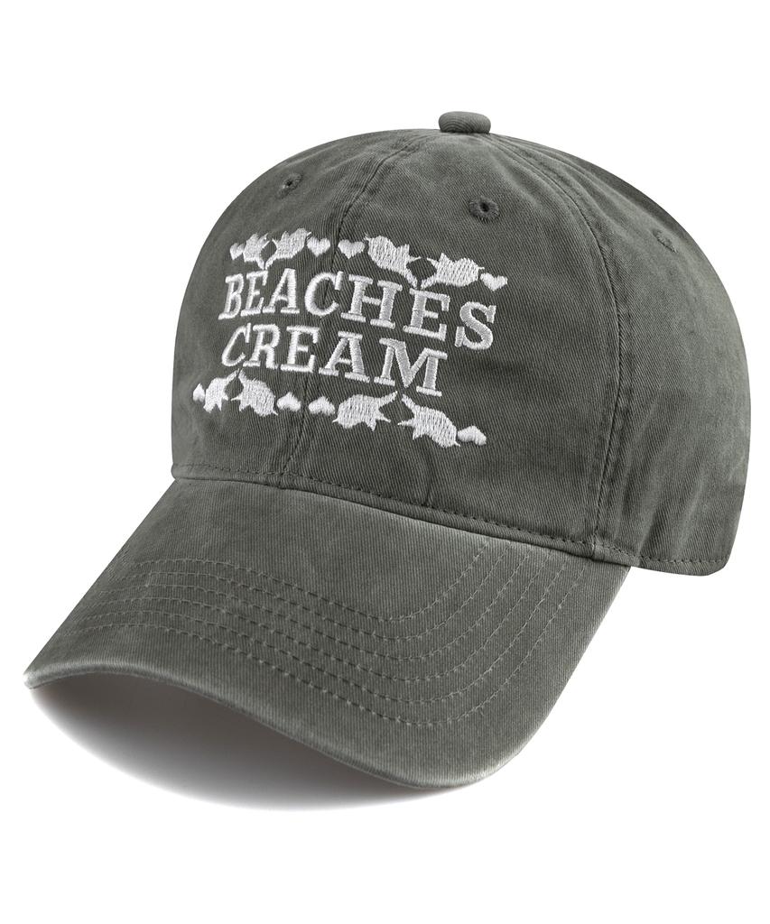 Bichiseuaenkeulim Love Piece Cation Ball Cap-Khaki