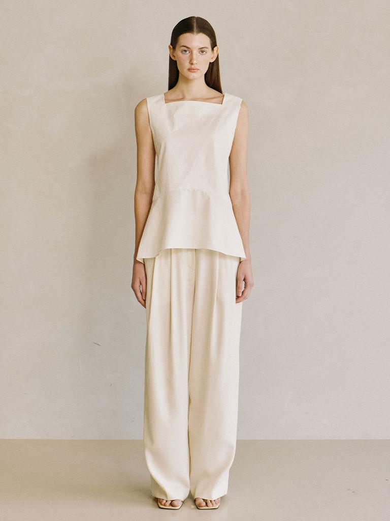Wave Seoul Women'S Wide Pants Cream