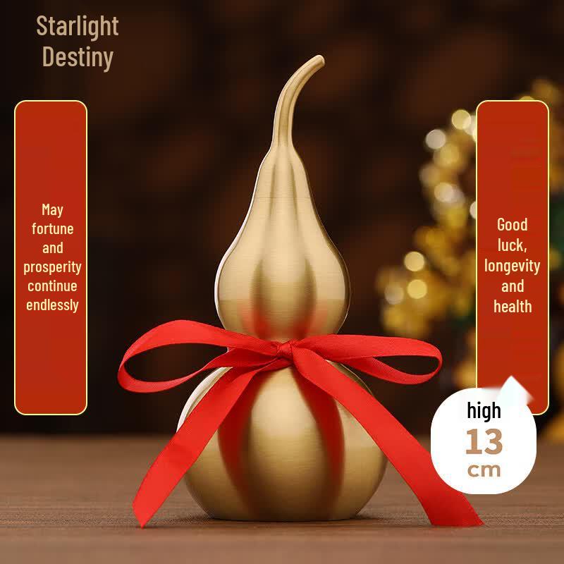 Xingguangyuan Lucky Copper Gourd Ornament