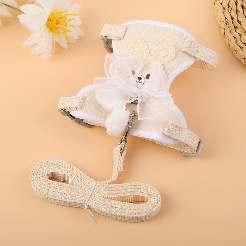 Pet Lightweight Chest Dog, Small Bee Chest, Strap, Dog Walking Leash, Dog Going Out Leash, Medium and Small Dog Chest