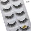 Lashie - Set of 5 Pairs: Volume Crisscross False Eyelashes