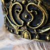 Medieval Vintage King Crowns With Crescents Designs Cosplay Accessory Headwear Crownpiece For Men and Kids School Event