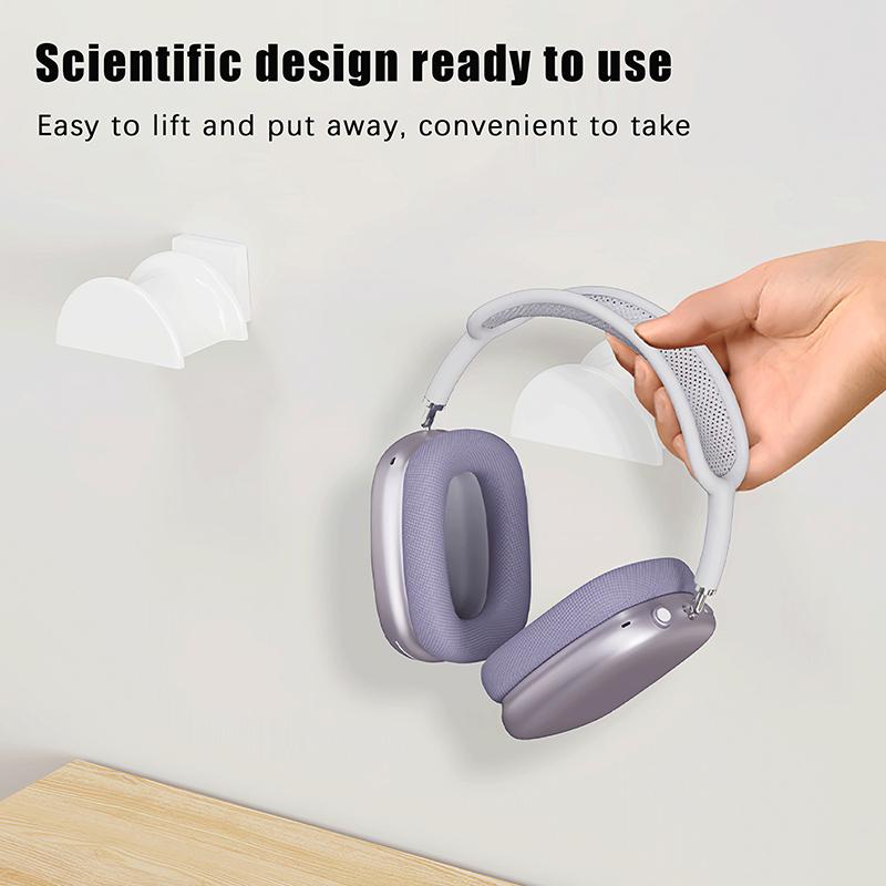 Univerzální lepící stojánek na sluchátka Montáž na stěnu Úspora místa Stojan na displej pro sluchátka Háček na sluchátka Pro herní sluchátka 1 ks