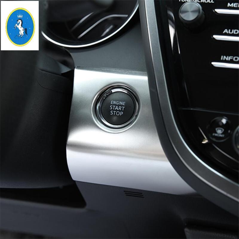 Engine Start Stop Ring Keyless Start System Button Decoration Panel Cover Trim Fit For Toyota Camry 2018 -  Auto Accessories