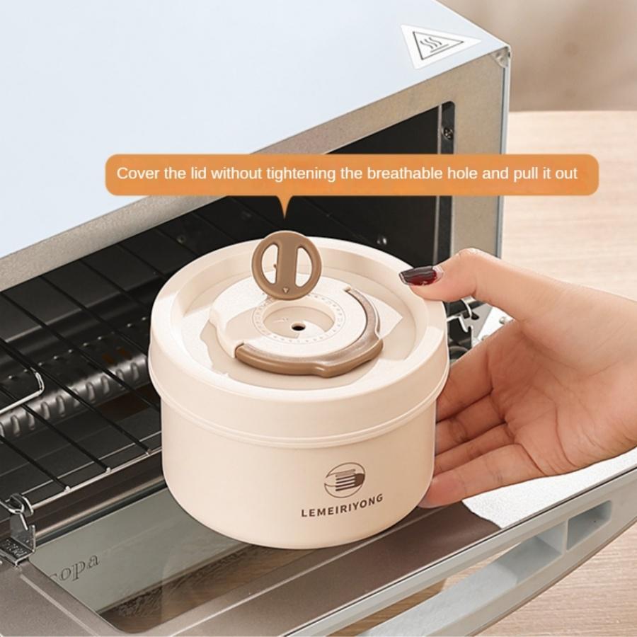 Rundes 304 Edelstahl Bento Box Set Stapelbar Auslaufsicherer Lebensmittelbehälter mit Isolierter Tragetasche