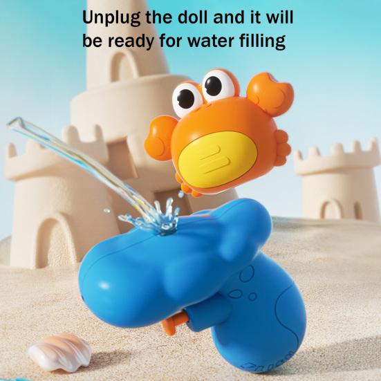 Cartoon Oktopus Hai Wasserspritzer für Kinder Mini Quetschspielzeug für Bad Pool Outdoor Spiel Sicherer Spaß Sommergeschenk für Kleinkinder Kinder