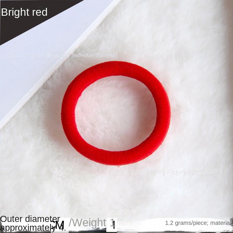 

High Quality Hair-free Towel Ring High Elastic Foundation 4CM Hair Ring Adult High Paytail Headband Rubber Tendon 100pcs
