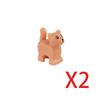 MOC Building Blocks Mini Bricks City Animal Zoo Fram Owl Goat Swan Pig Tortoise Rabbit Chicken Duck Accessories DIY Toys Gifts