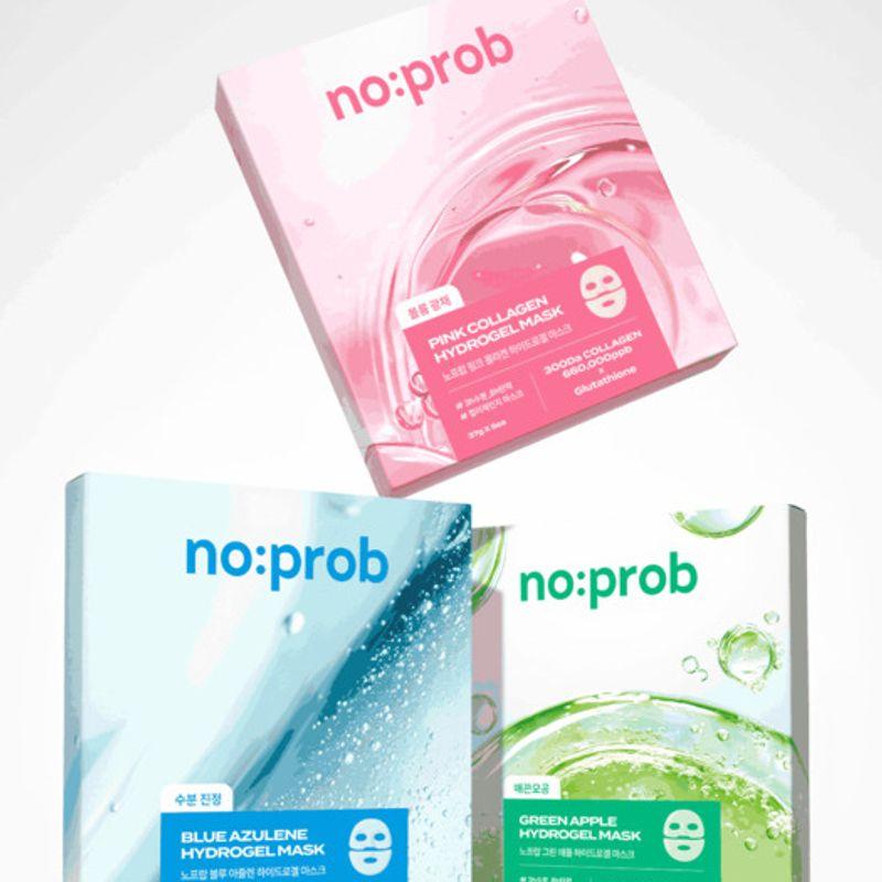 [5-pack/NEW] 3 types of no-prep hydrogel masks Green Apple Mask (5 sheets)