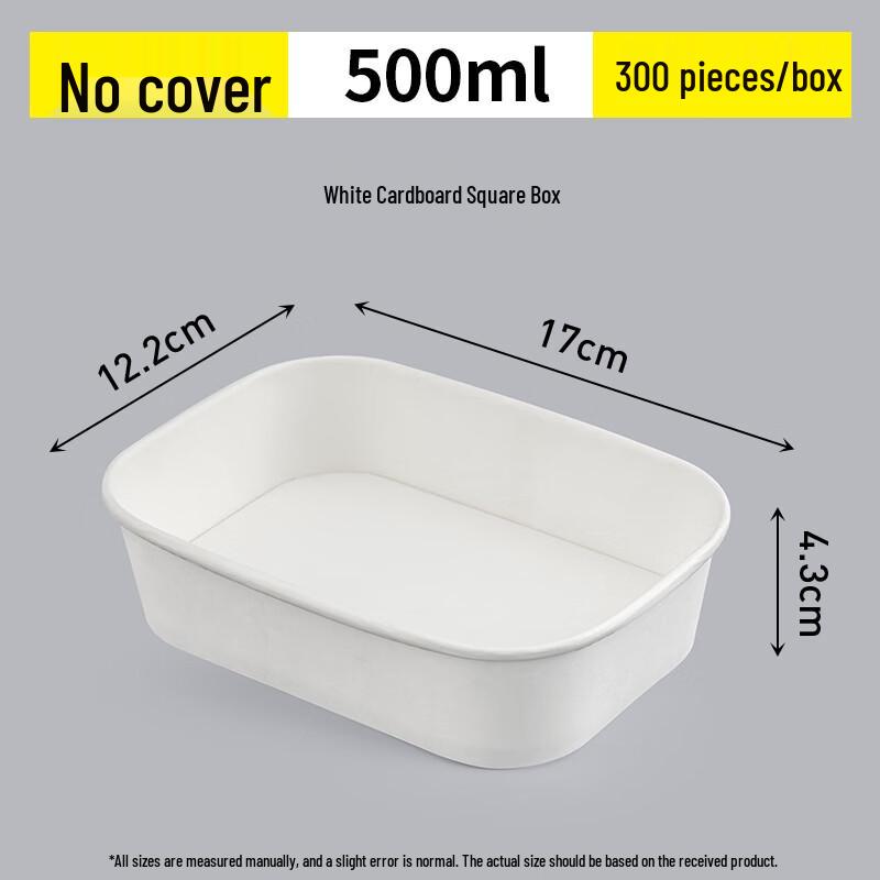 Kraft Paper Square Salad Bowl