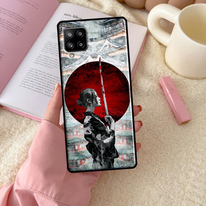 Japanese Samurai Warrior For Samsung Galaxy A54 A34 A14 A52 A32 A12 A13 A33 A53 A15 A16 A26 A36 A56 A06 A35 A55 Case