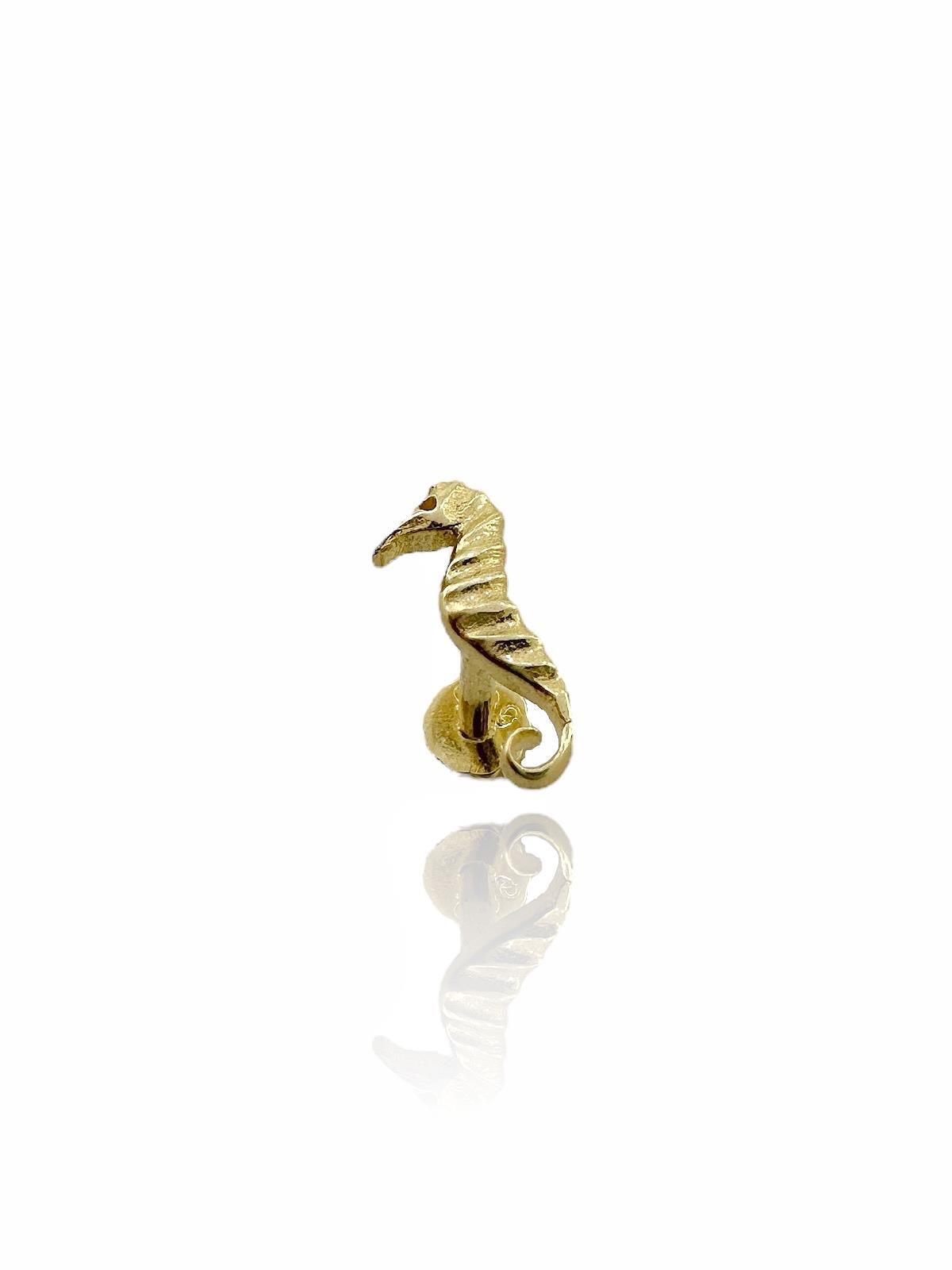 

Серьга Seahorse Tragus, золото 14 карат