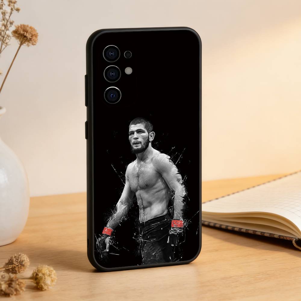 Champion Boxing K-Khabib Phone Case For Samsung S25,S24,S21,S22,S23,S30,Ultra,S20,Plus,Fe,Lite,Note,10,Black Cover