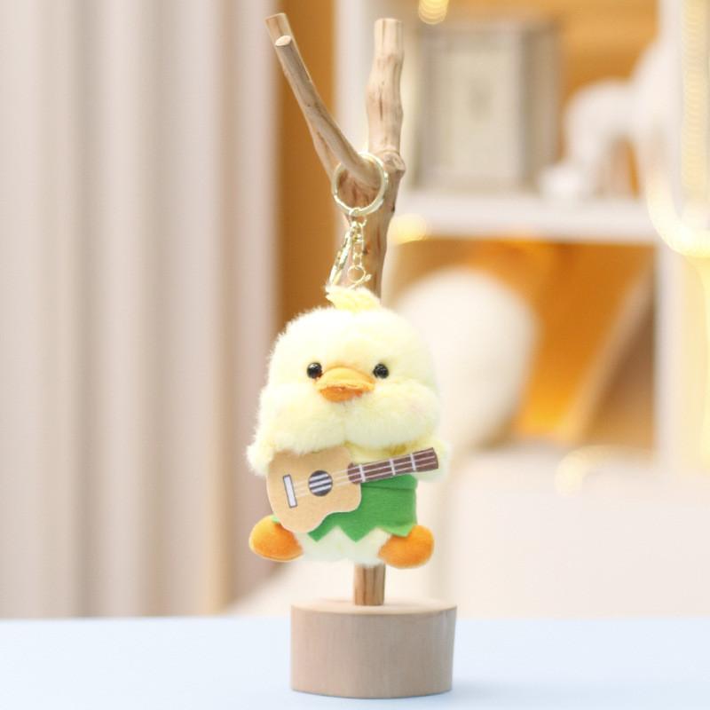 Plush Duck Toy Cute Ugly Animal Doll For Girls Gift Bag Pendant Decor