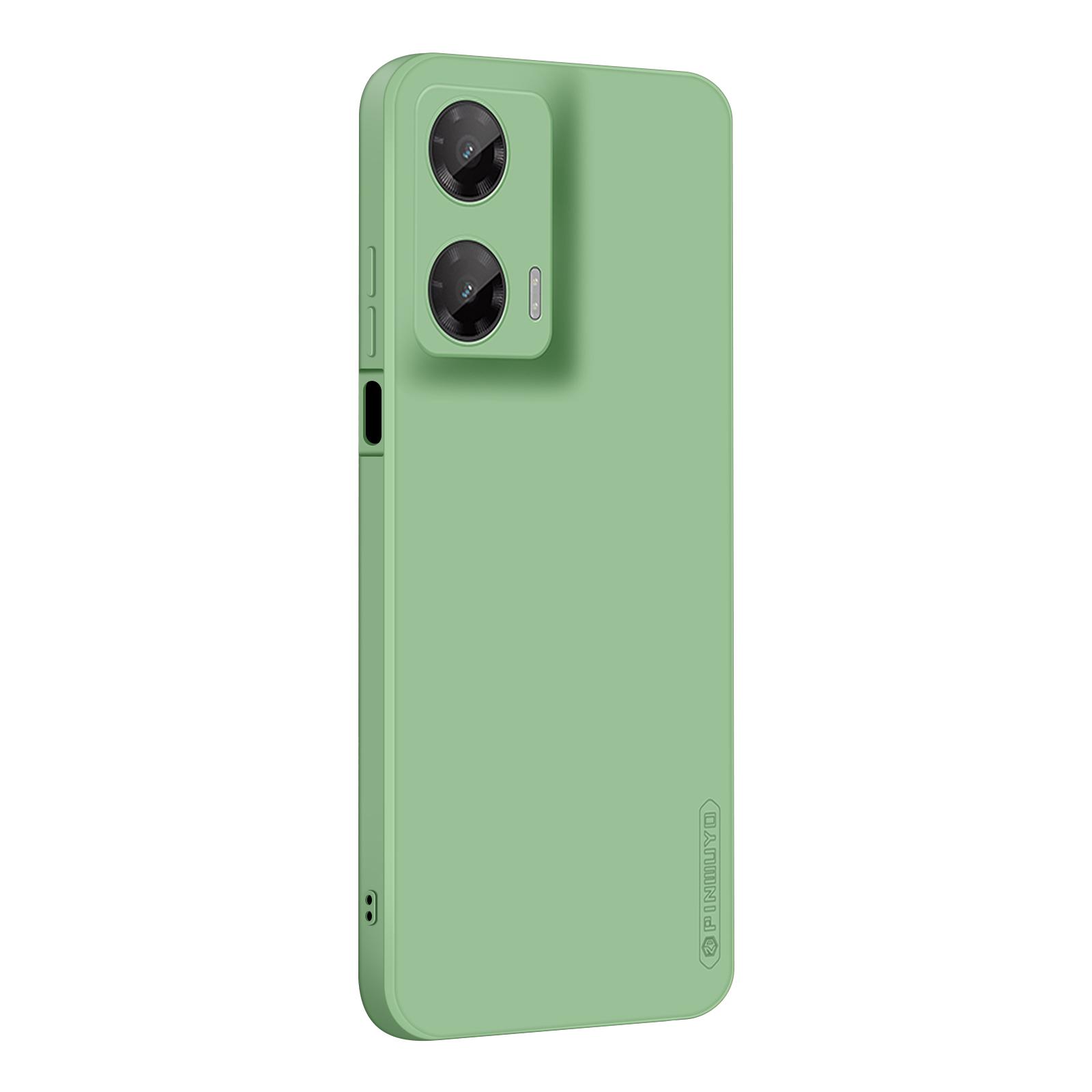 

For Motorola Moto G35 5G Phone Case PINWUYO Soft Matte TPU Mobile Back Cover Green