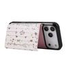 For iPhone 17 Pro Max Case Flower Leather TPU RFID Blocking Phone Cover Card Slots