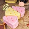 Cheese Bread Squishy Toys Stress Relief Decompression Toys Squeeze Cheese Bread Sensory Toys Party Gifts Anti Stress Props