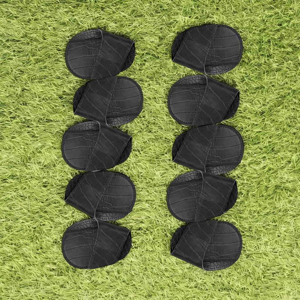 Iron Covers For Golf Clubs PU Leather Protector Iron Head Covers For Easy Identification Men Women Players Golfer Indoor