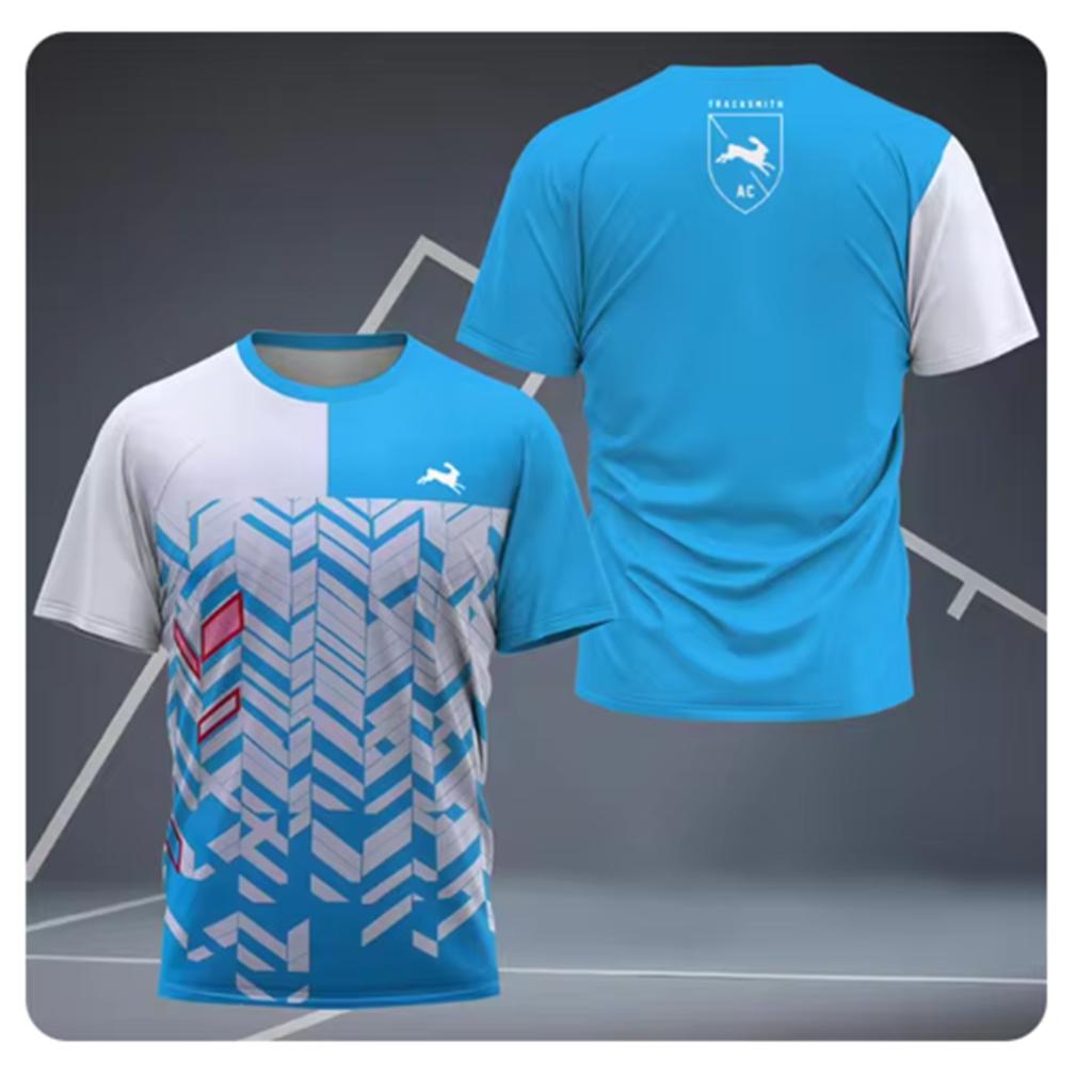 Men's Golf Sports T-shirt Badminton Training Short Sleeve T Shirt Big Size Loose Gym Fitness Outdoor Running Quick Dry Clothing