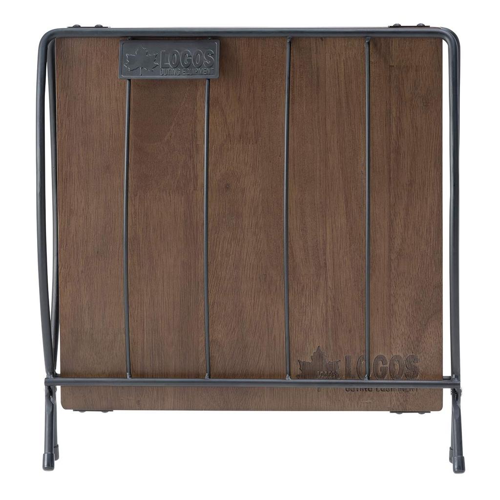 LOGOS Wide Firewood Rack Wood Table 81064183 Camping Folding Outdoor Table