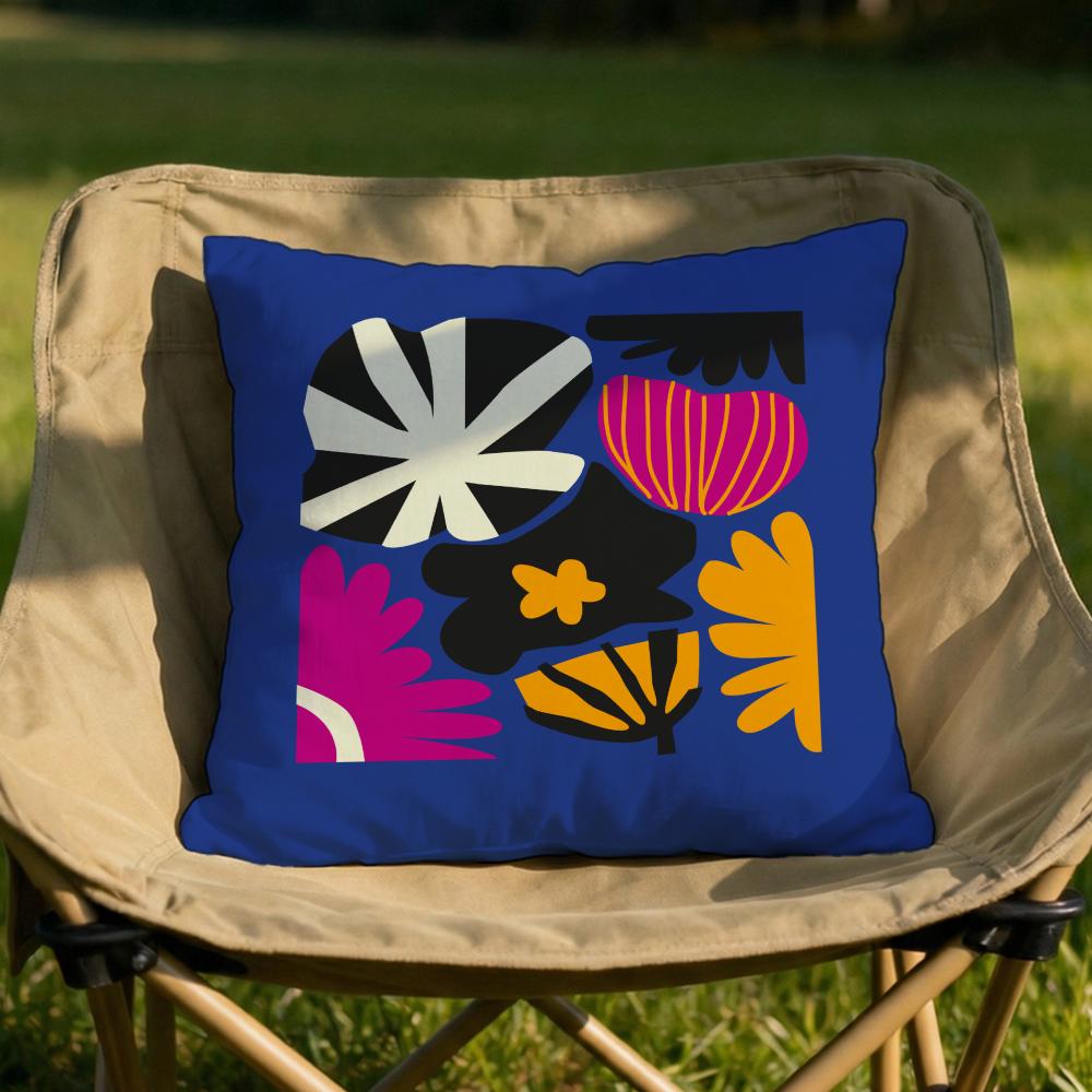 Plants and Flowers Cushion Cover Soft Reversible Durable Pillow Cover MultiScene Use for Home Car Daily Comfort