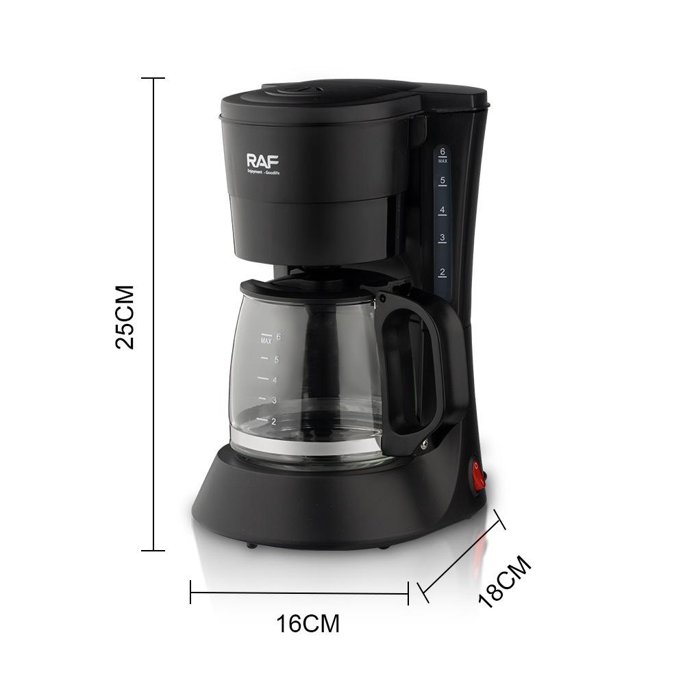 Drip Coffee Maker,Home Automatic Drip Filter Coffee Pot,Heat‑Preserve American Coffee & Tea Brewer for Office