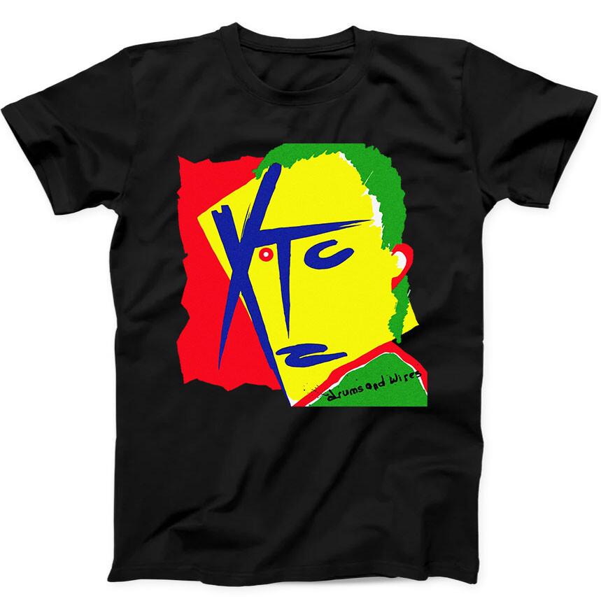 XTC Drums and Wires New Wave Rock Music Gift Black T Shirt 62