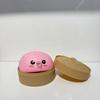 Colorful Squeeze Bun Fidget Toy With Mini Steamer Slow Rising Squishy Bun Stress Relief Anti-Anxiety Toy For Children Adults