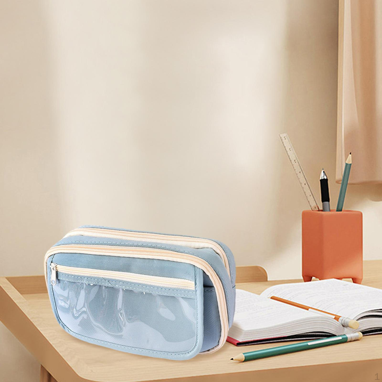 

Пенал для хранения, сумка для ручек для школы, офисных принадлежностей для мальчиков и девочек подростков