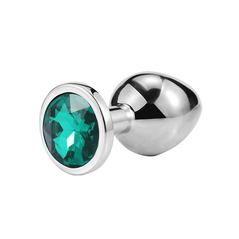 Metal 1.8 Heart-Shaped Silver Butt Plug 1.8 round Back Court Mini Version Adult Supplies Anal Bolt