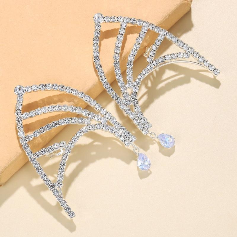 Fashionable Ear Cuff  Adornment No Piercing Ear Cuff Earrings Unique Shape Ear Rings Jewelry for Fashion Enthusiasts