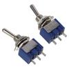 10pcs 3-Pin 2 Position Miniature Toggle Switch 3-Pin 2 Position  Small Electronic Equipment