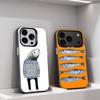 Fisch Lustig S-Sardinen Für iPhone 11,12,13,14,15,16,17,Pro,Max,Plus,E,Air,Mini Handyhülle IMD Mattschwarz