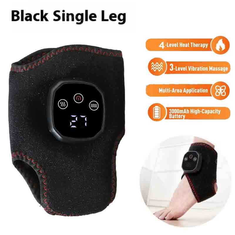 

Electric Foot Heating Massager Muscle Relaxation Joint Wrap Brace Protector With 3 Modes Vibration & 5 Gears Hot Compress 1pc：black