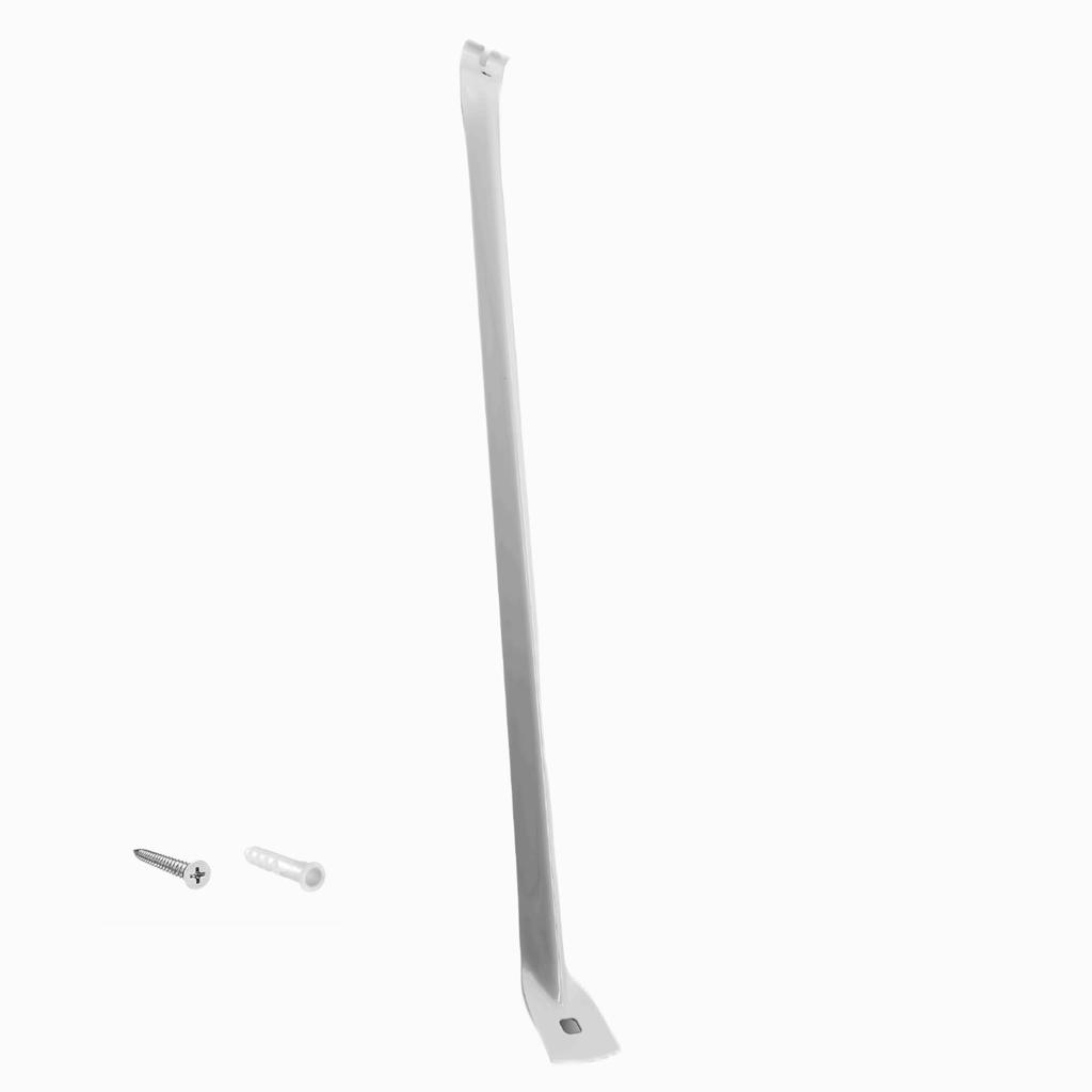 RV Accessories: 17" & 20.5" Metal Brackets for Mesh Shelves (White)