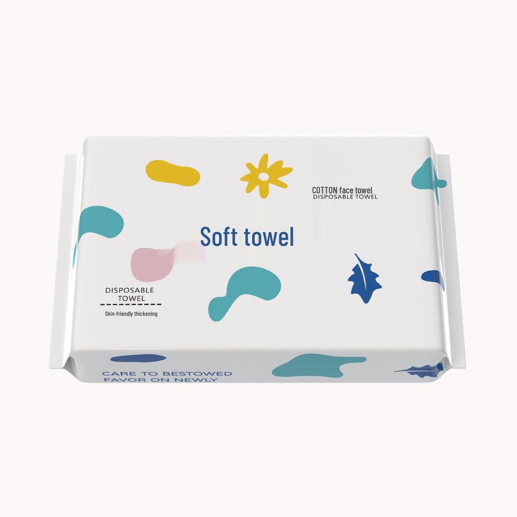 Thickened Disposable Cotton Face Wash Towels for Cleansing and Makeup Removal