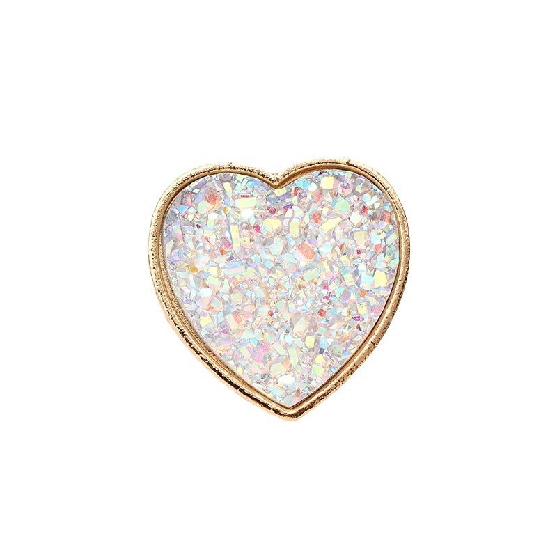 Heart Bow Gemstone Shoe Charms: DIY Detachable Accessories for Crocs and More