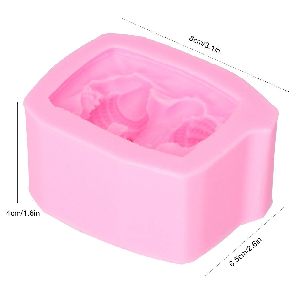 Food Grade Silicone Baby Silicone Mold Non-Stick 3D Fondant Mold Baby Shower Mold  Fondant Cake