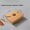 Homeglen Kraft Paper Disposable Takeaway Boxes