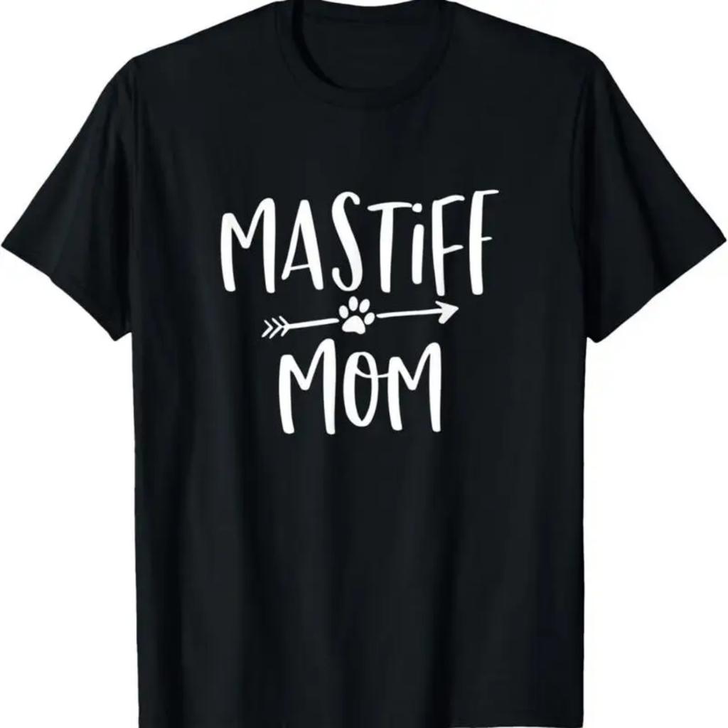 English Mastiff Mom T Shirt Cute Dog Mama
