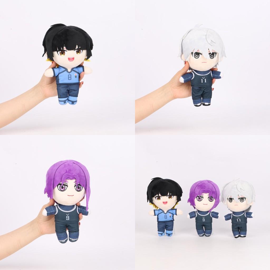 Lock Blue Plush Toy Cute Cartoon Q Edition Girl Birthday Holiday Dolls Gift