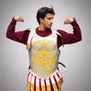 Roman Legionary Cuirass Armor with Gold Embossed Design Gladiator Chest Armor Costume
