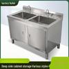 Kujucun Commercial Stainless Steel Sink and Workbench