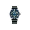PROMASTER Series 200 Meters Waterproof Luminous Calendar Display Mechanical Movement Rubber Strap Men's Watch Blue Dial NY0129-07L